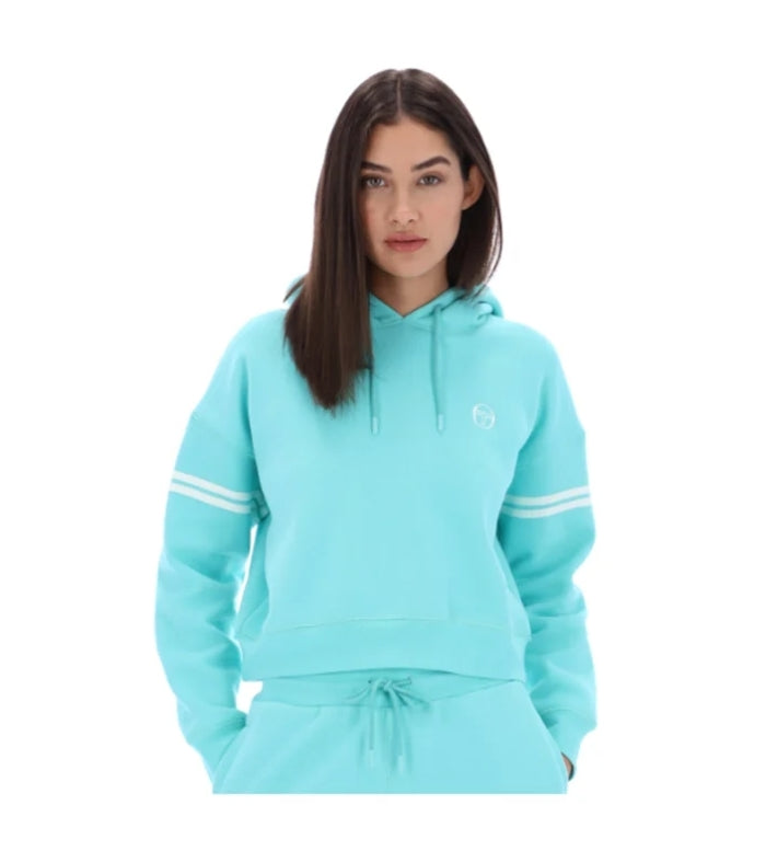 Sergio Tacchini Filomena Hoodie Cropped Hoddie pool blue