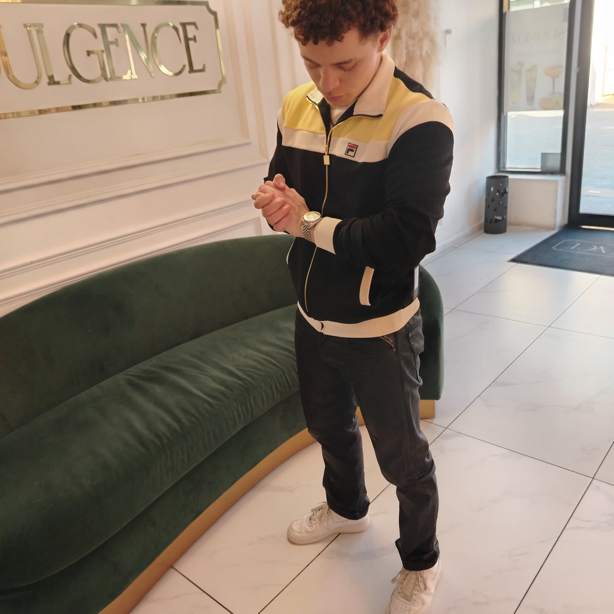 Fila Cruz Colour Blocked Archive Track Jacket